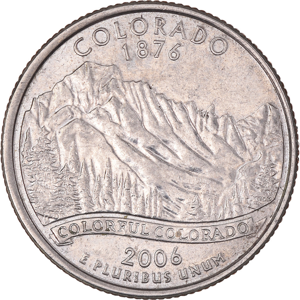 Coin, United States, Colorado, Quarter, 2006, U.S. Mint, Denver, AU(55-58)