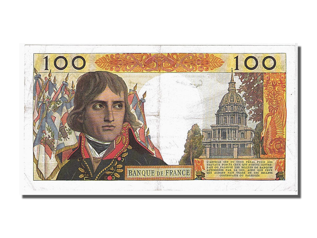 France, 100 Nouveaux Francs, 100 NF 1959-1964 ''Bonaparte'', 1962, KM #144a,...
