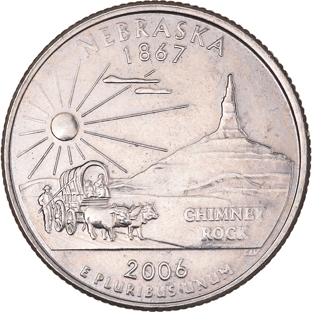 Munten, Verenigde Staten, Nebraska, Quarter, 2006, U.S. Mint, Denver, PR