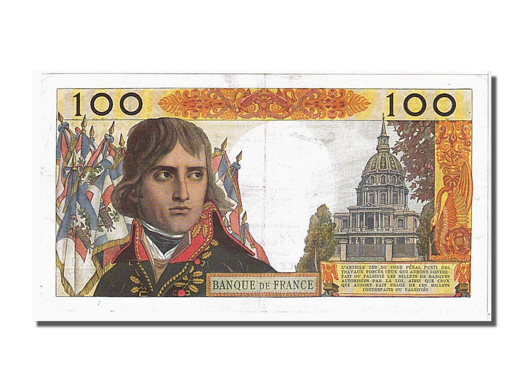 France, 100 Nouveaux Francs, 100 NF 1959-1964 ''Bonaparte'', 1963, KM #144a,...