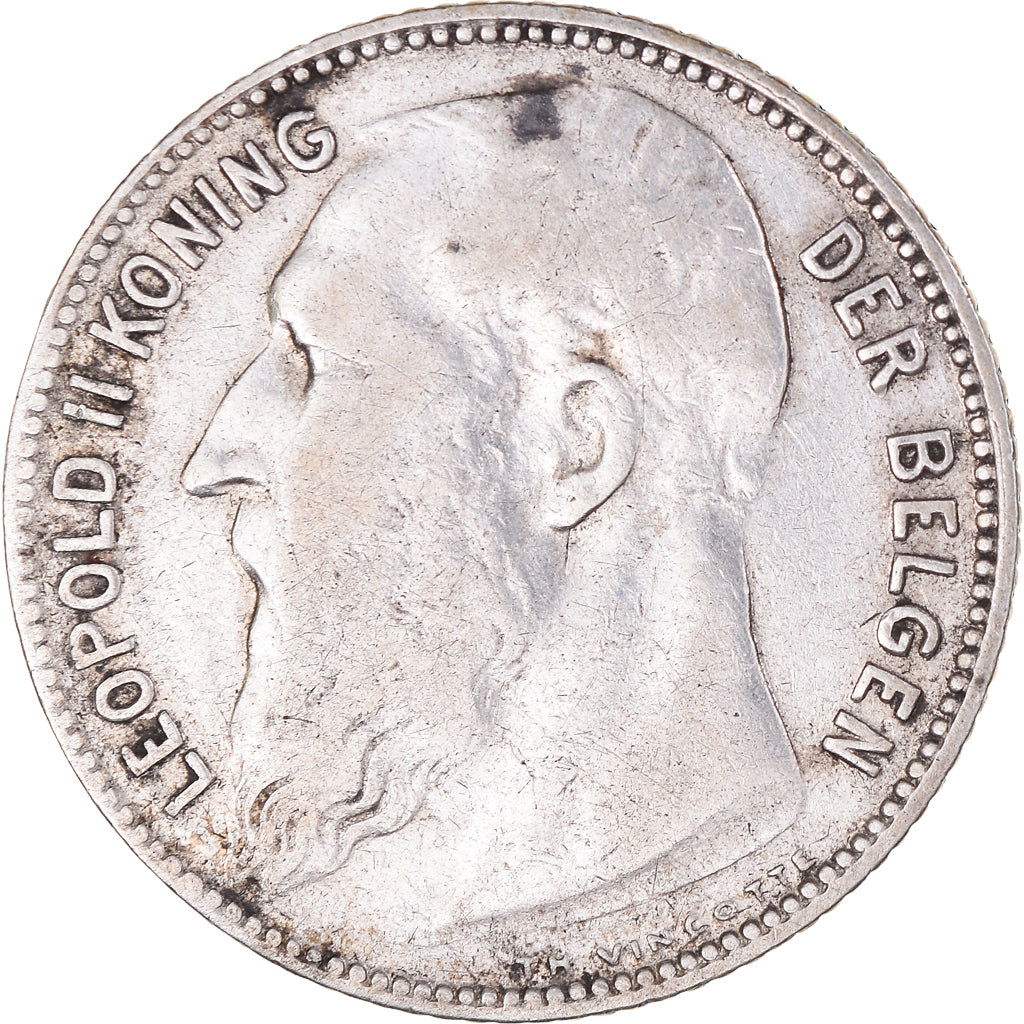 Monnaie, Belgique, Leopold II, Franc, 1909, TB+, Argent, KM:57.1