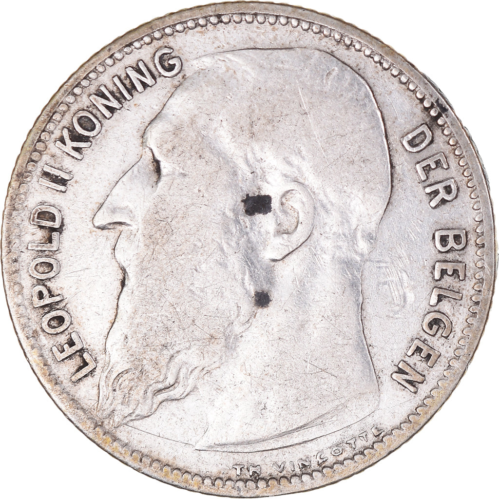 Monnaie, Belgique, Leopold II, Franc, 1904, TB+, Argent, KM:57.1