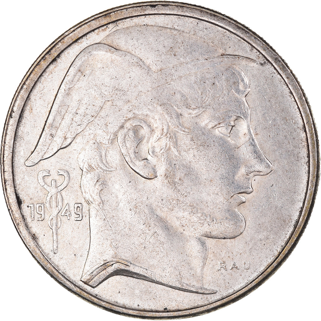 Moneta, Belgia, Régence Prince Charles, 50 Francs, 50 Frank, 1949, EF(40-45)