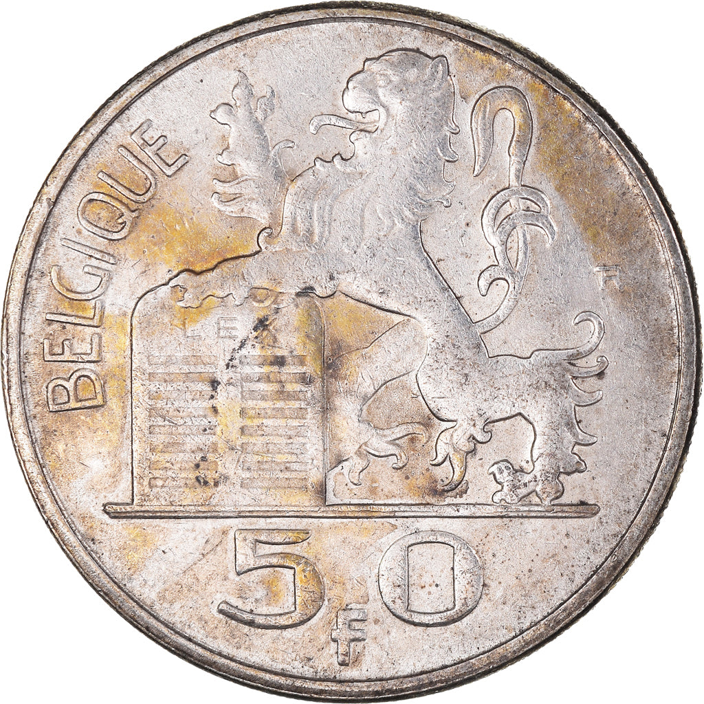 Moneta, Belgia, Régence Prince Charles, 50 Francs, 50 Frank, 1949, EF(40-45)