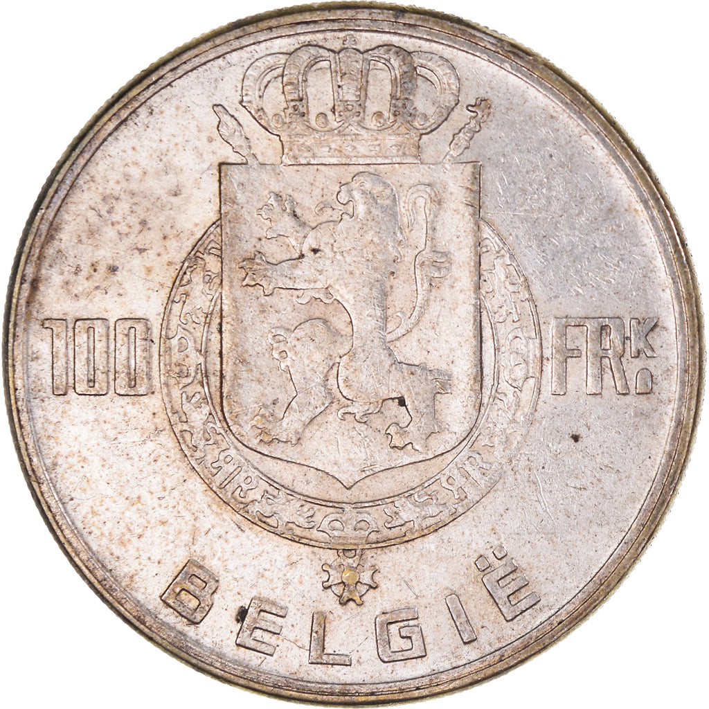 Monnaie, Belgique, Régence Prince Charles, 100 Francs, 100 Frank, 1951, TTB+