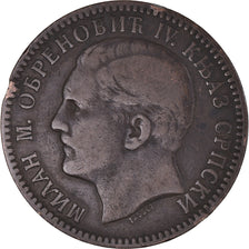 Monnaie, Serbie, Milan I, 10 Para, 1879, TB+, Bronze, KM:8