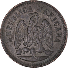 Moneda, México, Centavo, 1889, Mexico City, MBC, Cobre, KM:391.6