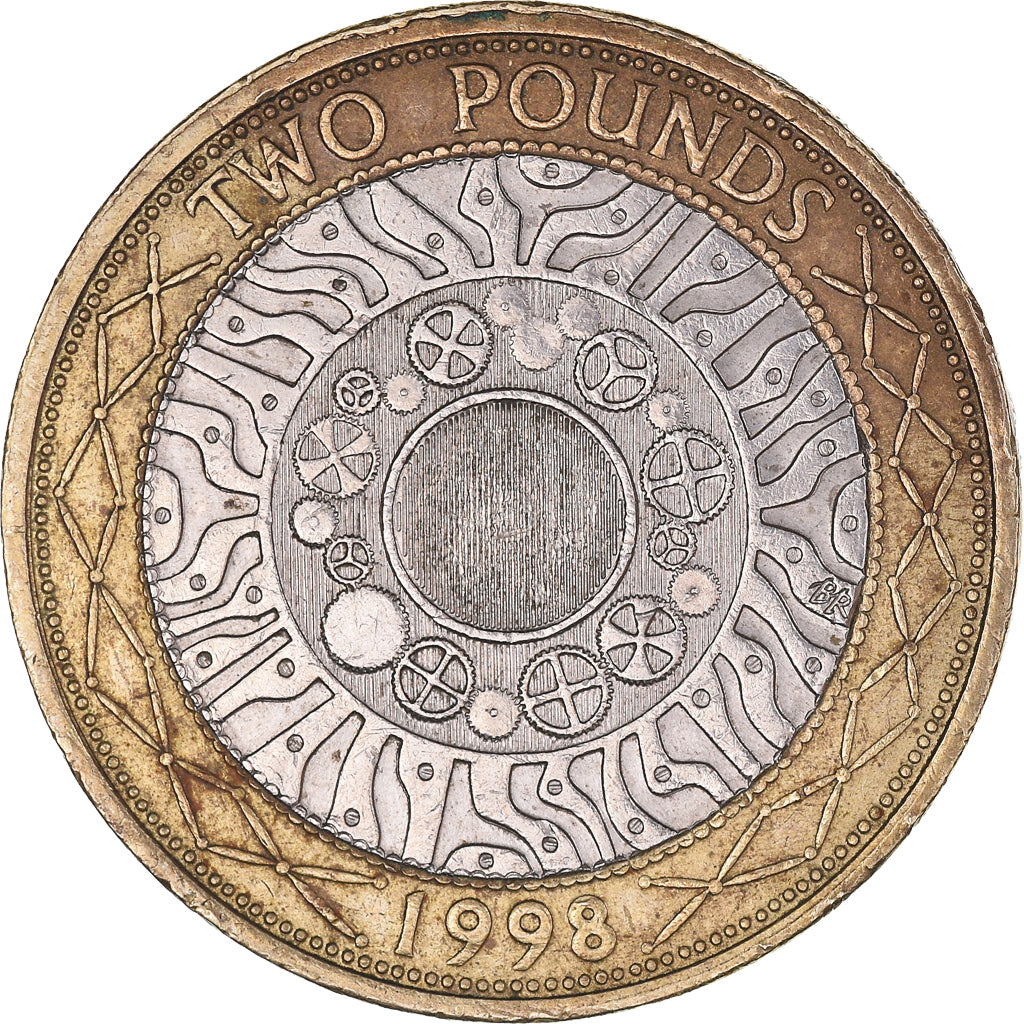 Coin, Great Britain, Elizabeth II, 2 Pounds, 1998, EF(40-45), Bi-Metallic