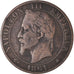 Monnaie, France, Napoleon III, 5 Centimes, 1861, Paris, TB+, Bronze