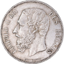 Monnaie, Belgique, Leopold II, 5 Francs, 5 Frank, 1875, TTB+, Argent, KM:24