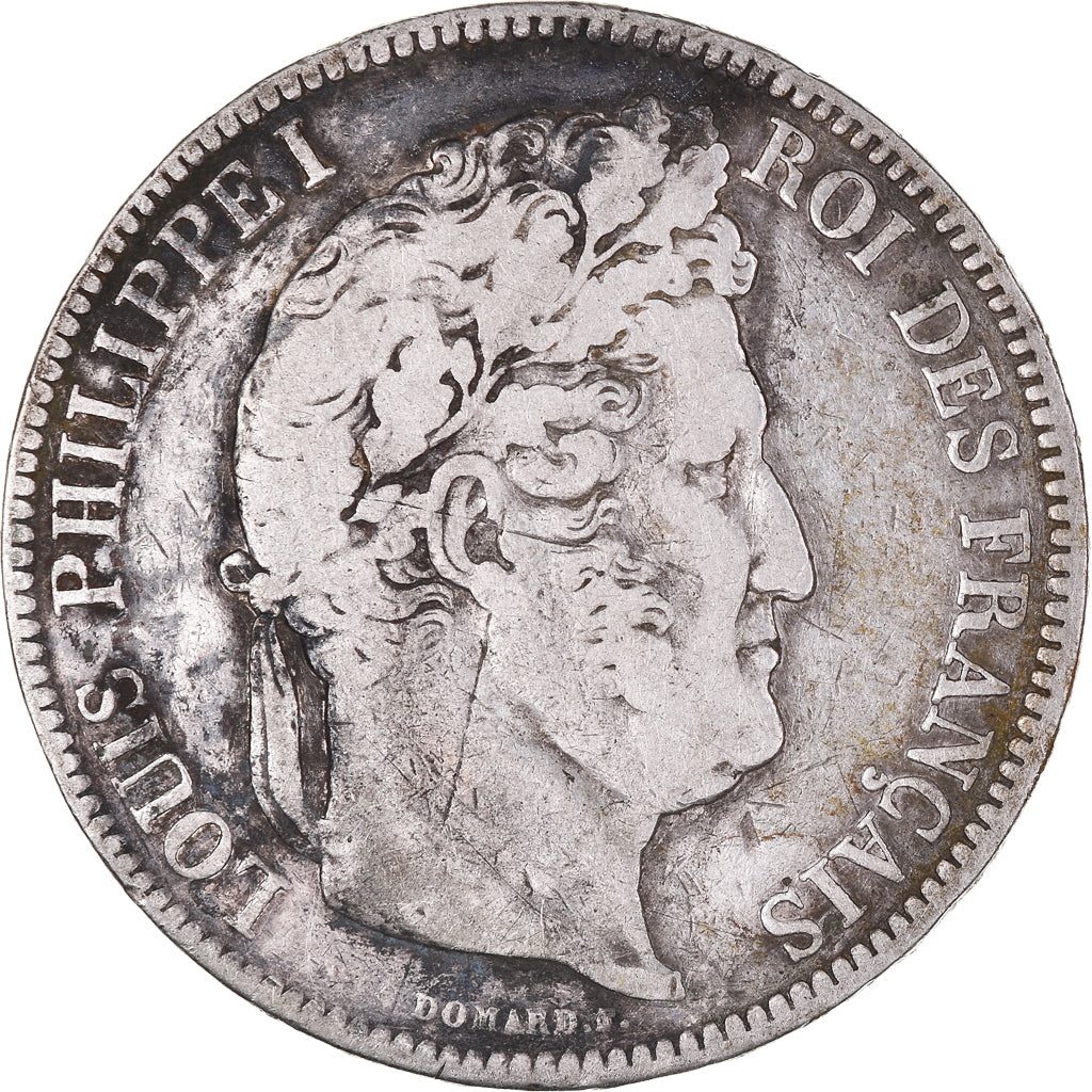 Monnaie, France, Louis-Philippe, 5 Francs, 1841, Lille, TB, Argent, Gadoury:678