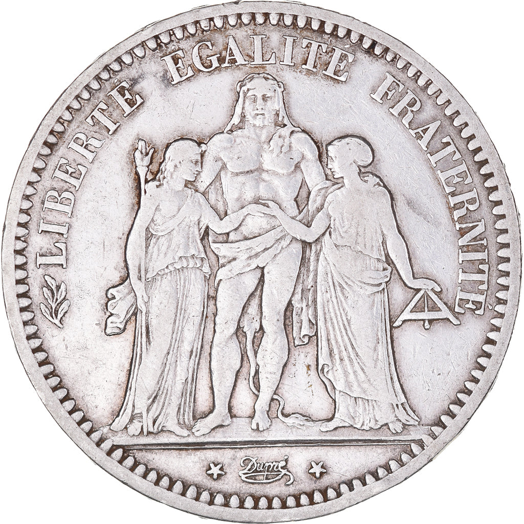Monnaie, France, Hercule, 5 Francs, 1848, Paris, TTB, Argent, Gadoury:683
