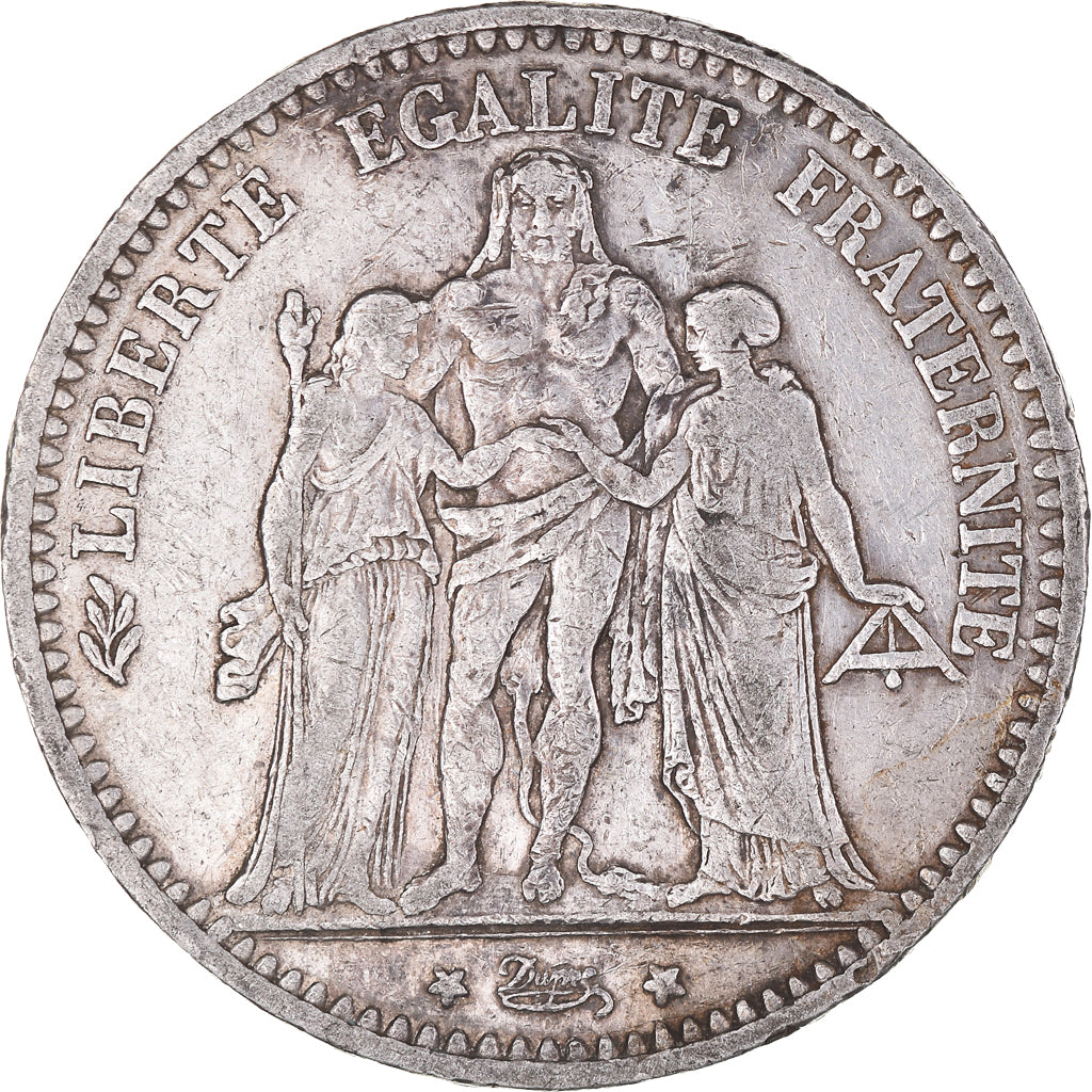 Monnaie, France, Hercule, 5 Francs, 1874, Paris, TTB, Argent, Gadoury:745a
