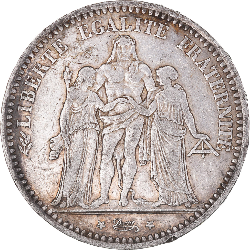 Coin, France, Hercule, 5 Francs, 1873, Paris, EF(40-45), Silver, KM:820.1
