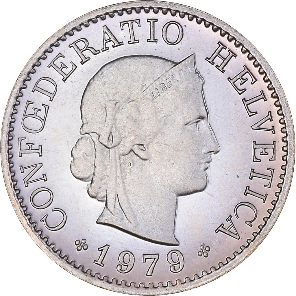 Monnaie, Suisse, 5 Rappen, 1979, Bern, Proof, SUP+, Cupro-nickel, KM:26