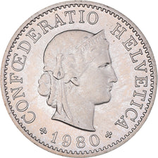 Moneta, Svizzera, 5 Rappen, 1980, Bern, Proof, SPL, Rame-nichel, KM:26