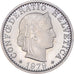 Coin, Switzerland, 20 Rappen, 1979, Bern, Proof, MS(60-62), Copper-nickel