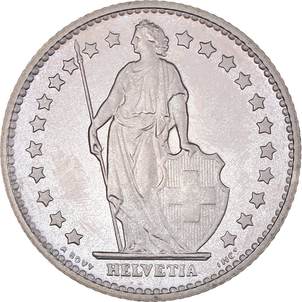 Munten, Zwitserland, Franc, 1980, Bern, Proof, PR+, Cupro-nikkel, KM:24a.1