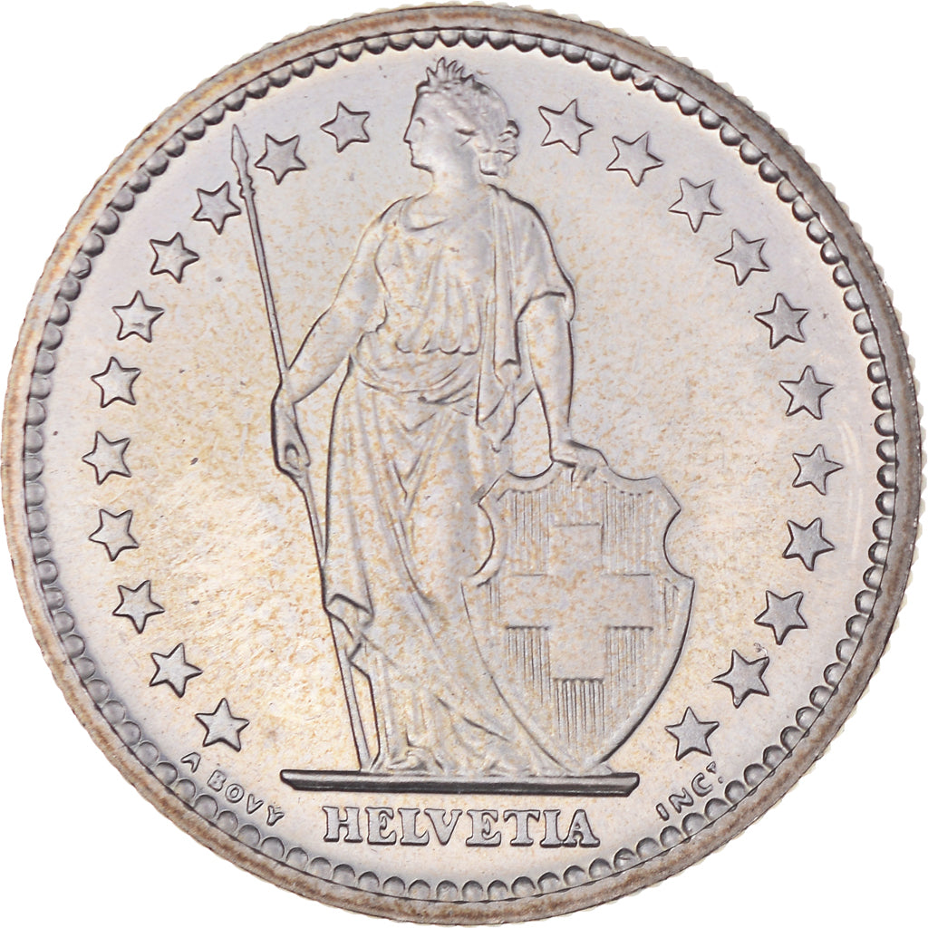 Coin, Switzerland, 2 Francs, 1979, Bern, Proof, MS(60-62), Copper-nickel