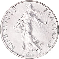 Moeda, França, Semeuse, 1/2 Franc, 1980, Paris, MS(60-62), Níquel, KM:931.1