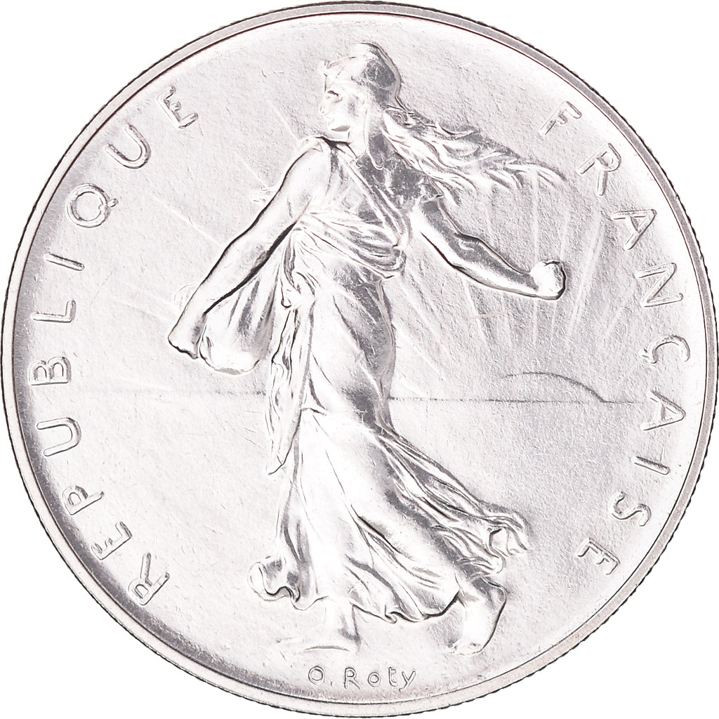 Moeda, França, Semeuse, Franc, 1980, Paris, MS(60-62), Níquel, KM:925.1