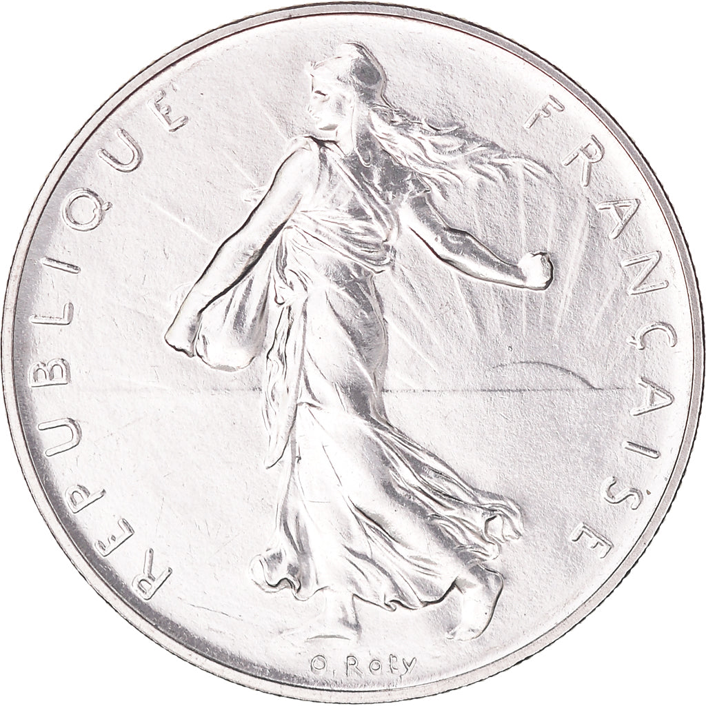 Moeda, França, Semeuse, Franc, 1980, Paris, MS(60-62), Níquel, KM:925.1