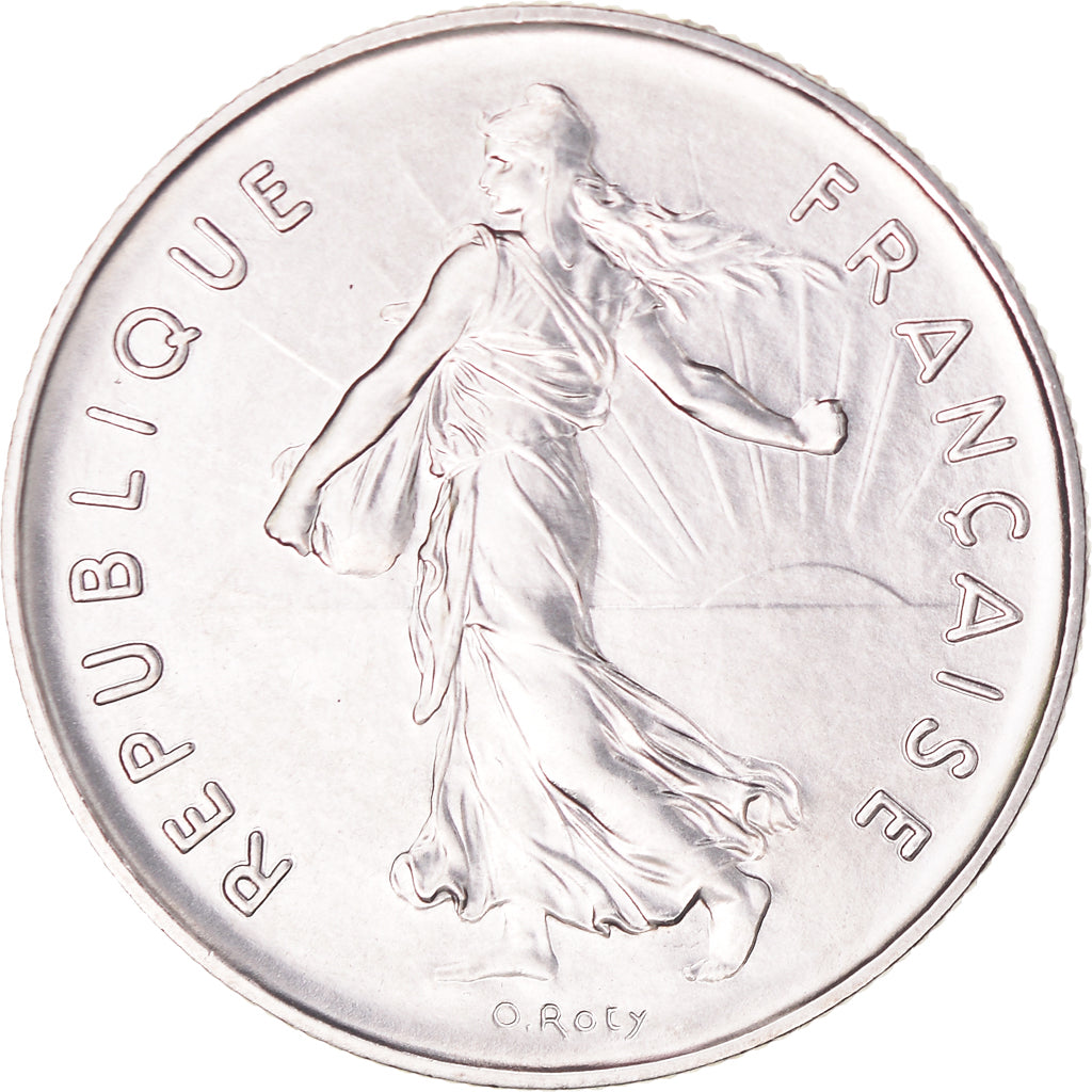 Munten, Frankrijk, Semeuse, 5 Francs, 1980, Paris, PR+, Nickel Clad