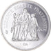 Coin, France, Hercule, 50 Francs, 1980, Paris, MS(65-70), Silver, KM:941.1