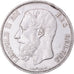 Moneta, Belgio, Leopold II, 5 Francs, 5 Frank, 1873, BB+, Argento, KM:24