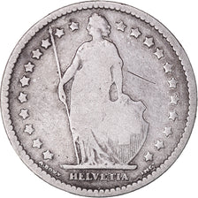 Coin, Switzerland, Franc, 1887, Bern, VF(20-25), Silver, KM:24