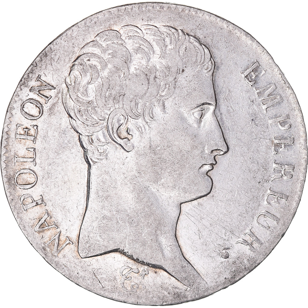Moneta, Francia, Napoléon I, 5 Francs, 1806, Paris, Rare in this quality, BB+