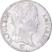 Moeda, França, Napoléon I, 5 Francs, 1814, Paris, EF(40-45), Prata, KM:694.1