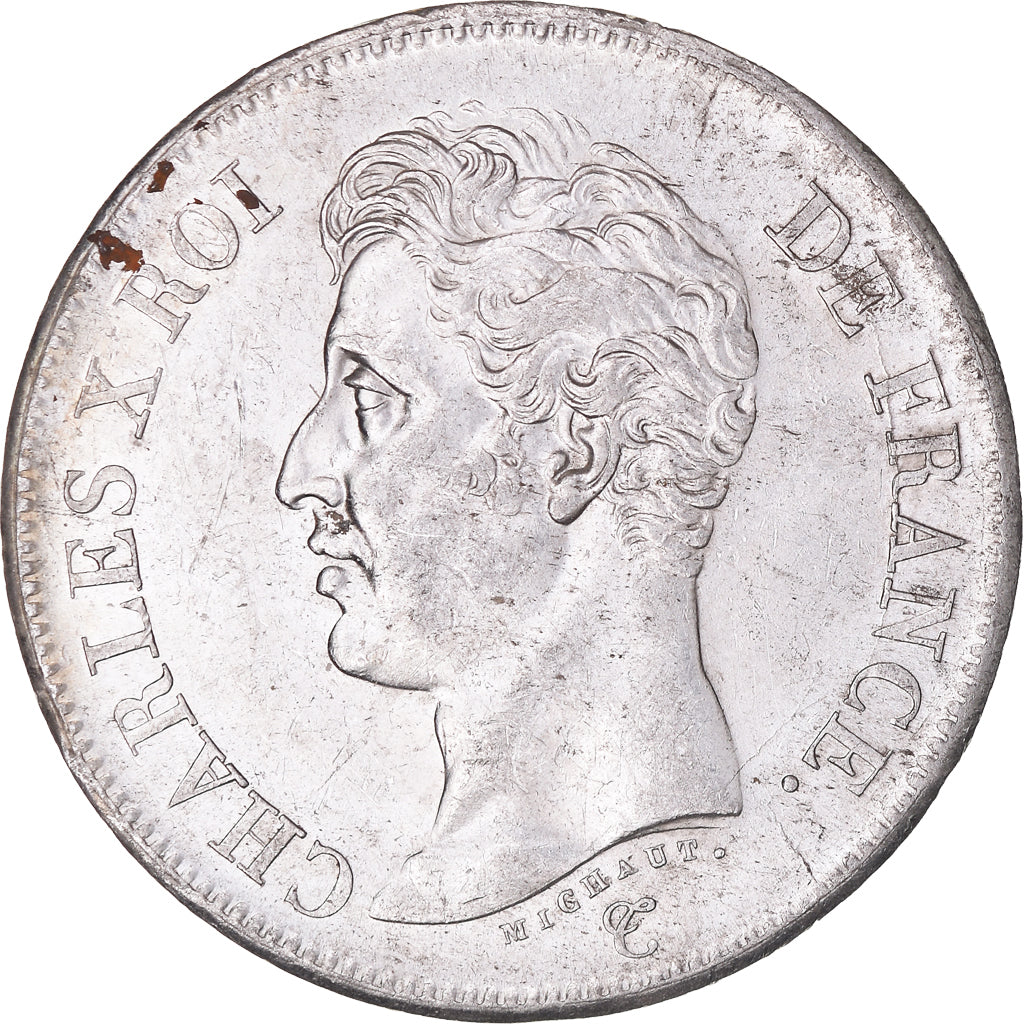 Moneta, Francia, Charles X, 5 Francs, 1826, Lille, Rare in this quality, SPL-