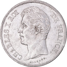 Münze, Frankreich, Charles X, 5 Francs, 1827, Lille, Rare in this quality, VZ