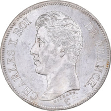 Monnaie, France, Charles X, 5 Francs, 1826, Paris, Rare in this quality, SUP