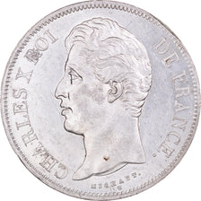 Moneta, Francja, Charles X, 5 Francs, 1827, Rouen, Rare in this quality