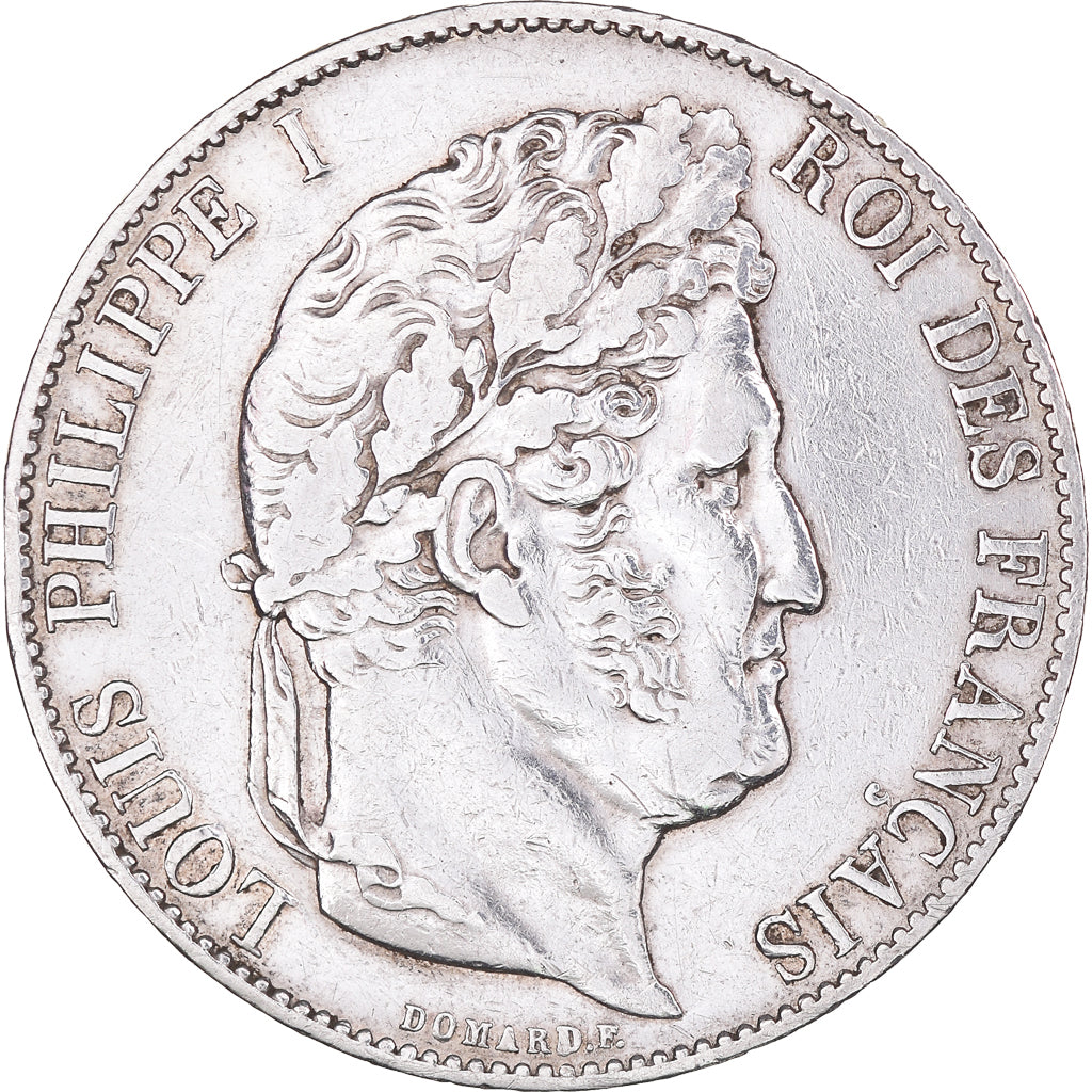 Coin, France, Louis-Philippe, 5 Francs, 1848, Paris, EF(40-45), Silver