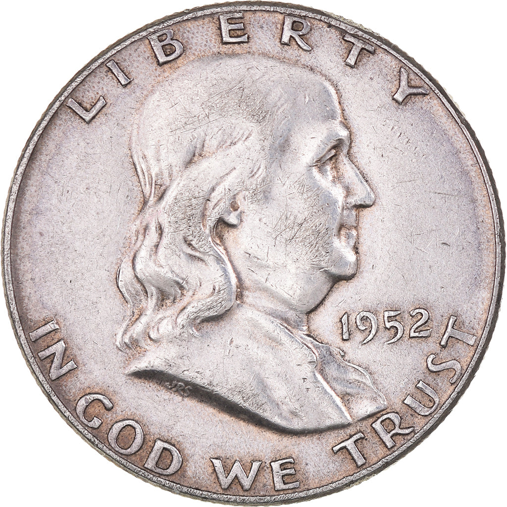 Coin, United States, Franklin, Half Dollar, 1952, Philadelphia, EF(40-45)