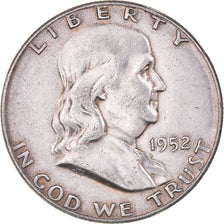 Coin, United States, Franklin, Half Dollar, 1952, Philadelphia, EF(40-45)