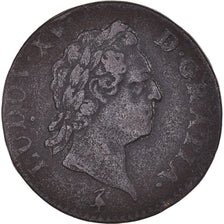 Coin, France, Louis XV, Sol, 1768, Paris, VF(20-25), Copper, KM:545.1