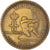 Moneta, Monaco, Louis II, 2 Francs, 1924, EF(40-45), Aluminium-Brąz, KM:115