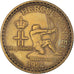 Monnaie, Monaco, Louis II, 2 Francs, 1924, TTB, Bronze-Aluminium, Gadoury:MC129
