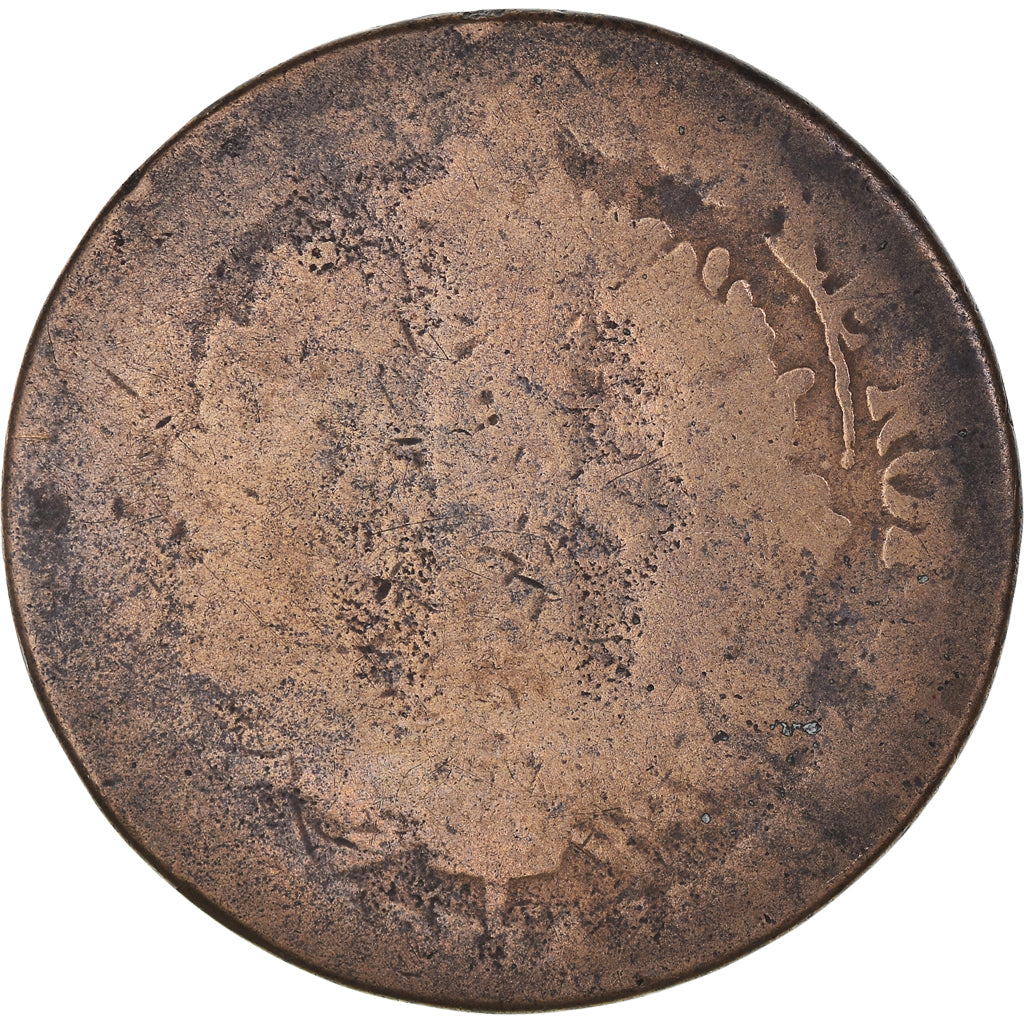 Coin, France, Louis XVI, 2 Sols, 1793, Strasbourg, VG(8-10), Bronze, KM:612