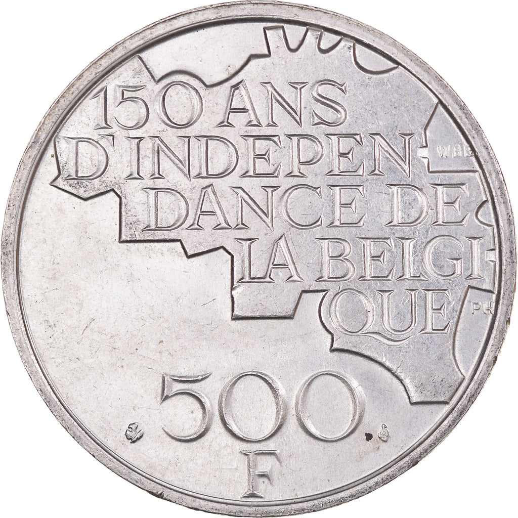 Coin, Belgium, Baudouin I, 500 Francs, 500 Frank, 1980, Brussels, AU(55-58)