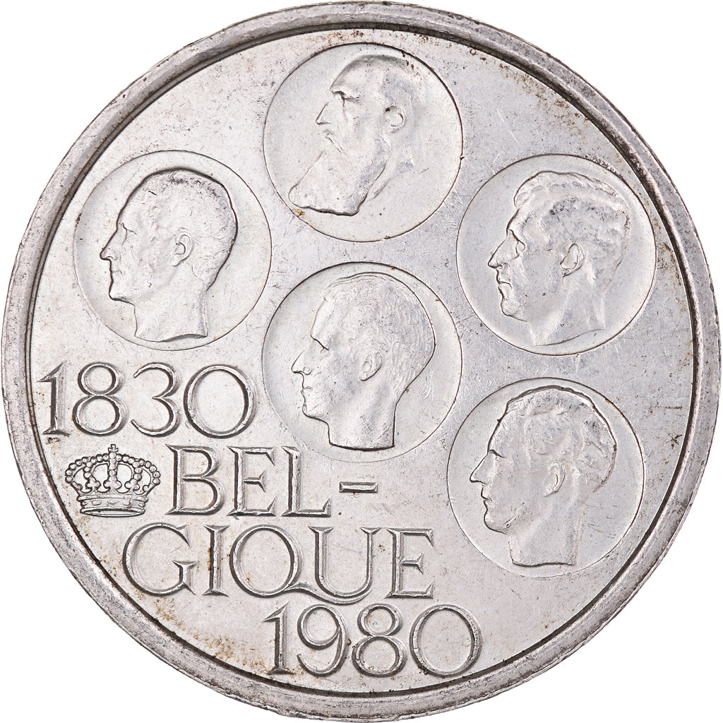 Coin, Belgium, 500 Francs, 500 Frank, 1980, Brussels, AU(50-53), Silver Clad