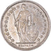 Coin, Switzerland, 1/2 Franc, 1958, Bern, AU(50-53), Silver, KM:23