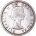 Moneda, Canadá, Elizabeth II, 25 Cents, 1963, Ottawa, MBC, Plata, KM:52