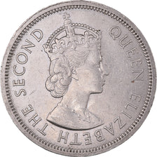 Coin, Hong Kong, Elizabeth II, Dollar, 1960, Heaton, EF(40-45), Copper-nickel