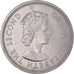 Coin, Hong Kong, Elizabeth II, Dollar, 1960, Heaton, EF(40-45), Copper-nickel