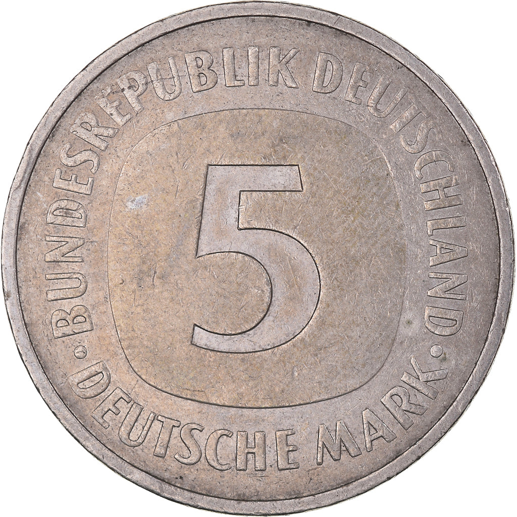 Monnaie, République fédérale allemande, 5 Mark, 1976, Hambourg, TTB